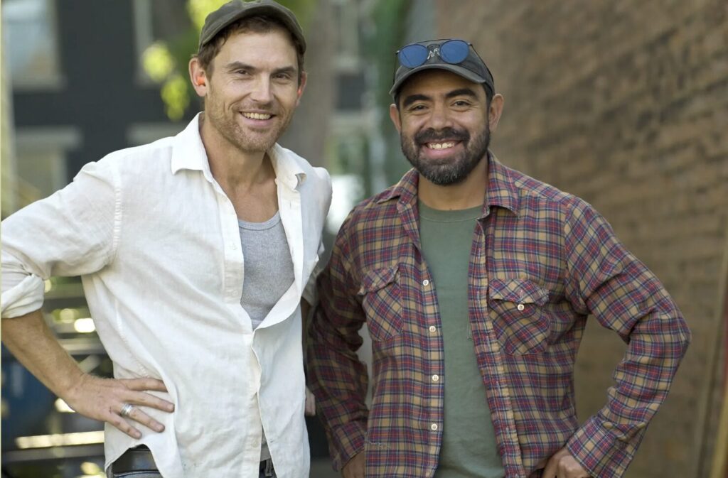 Portrait of Ben and Alex Owners of Old Growth Co-op